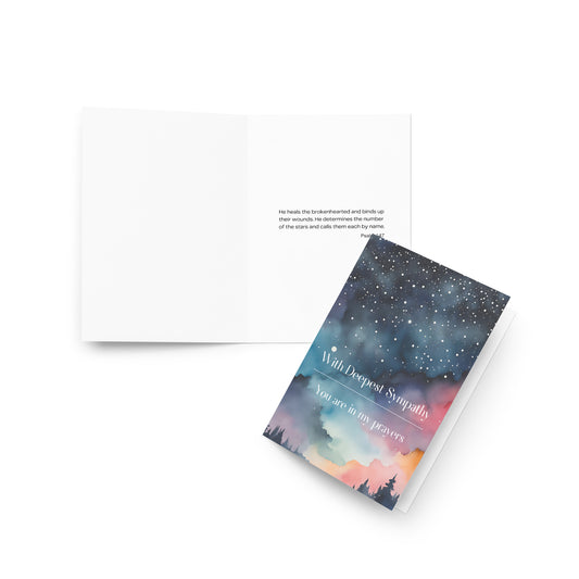 Psalm 147 in-sympathy card