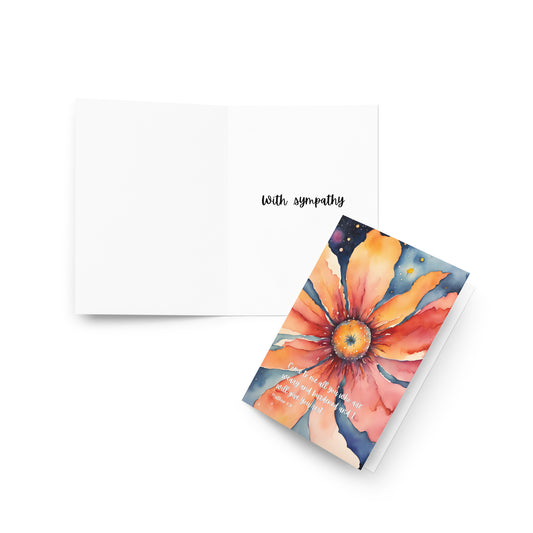 Matthew 11:28 in-sympathy card