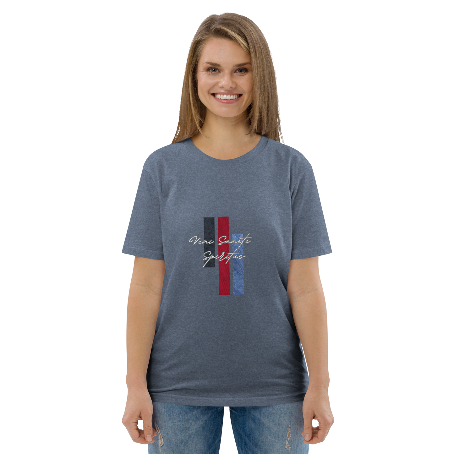 Veni Spiritus Sancte unisex organic cotton t-shirt