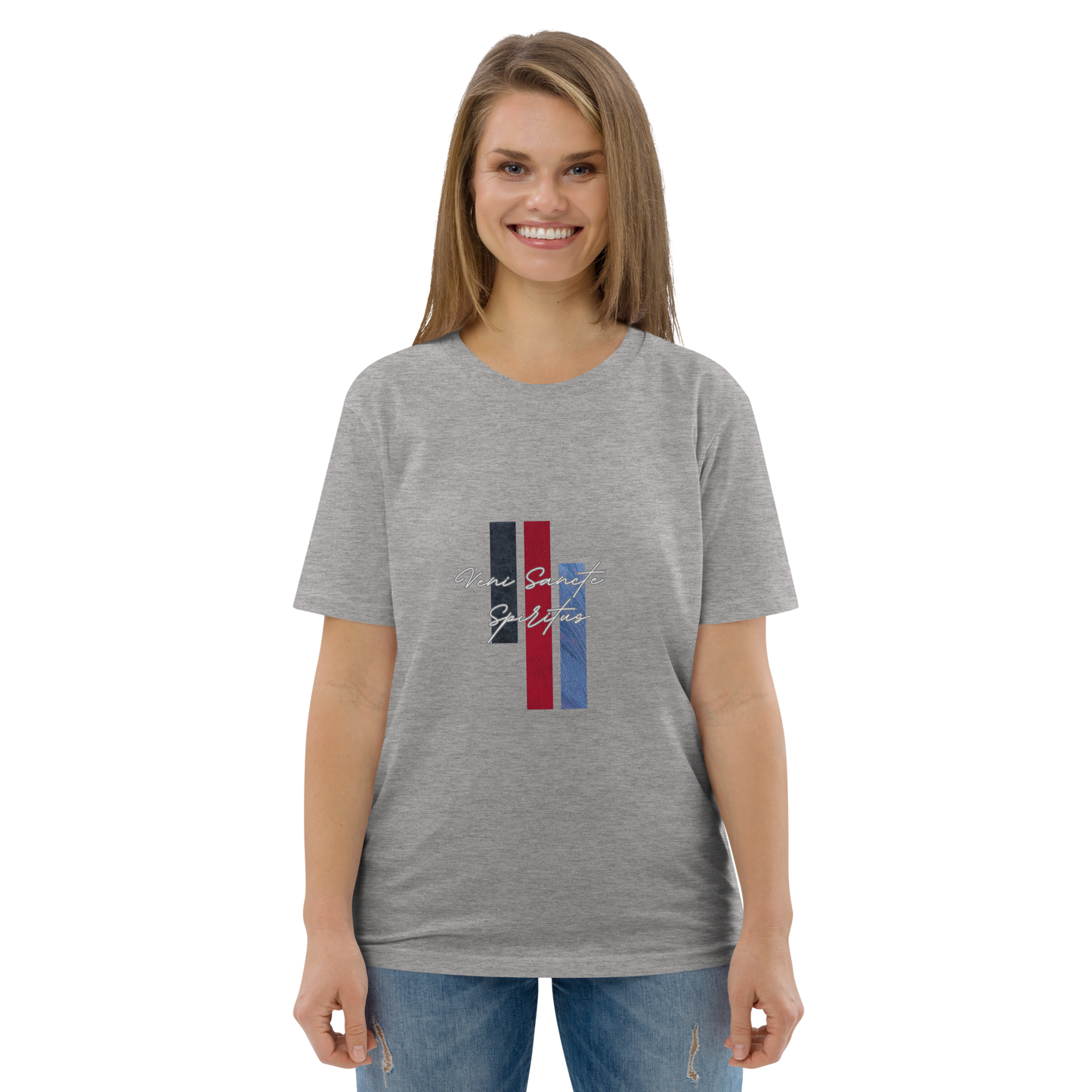 Veni Spiritus Sancte unisex organic cotton t-shirt